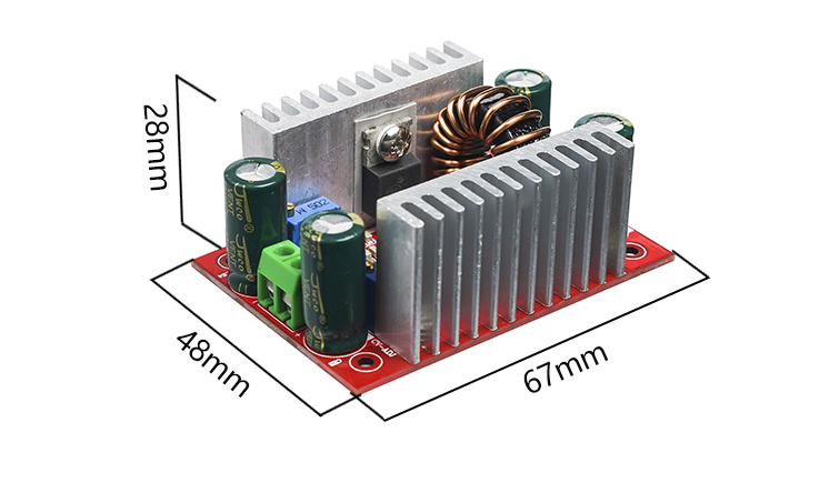 Regulador Voltaje Corriente Elevador Step-up 10v-60v 15a 400w